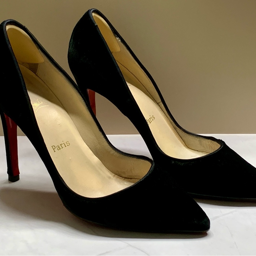 Elegant Black Christian Louboutin heels